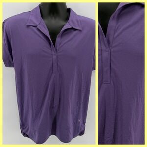 OGIO Women's Limit Polo Shirt S‎ Small Purple Fuel Golf Athletic NWT LOG138